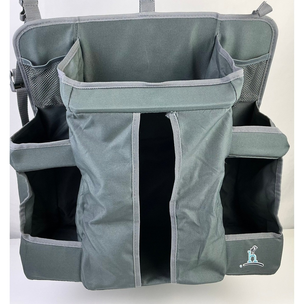 Happy Everything Storage‎ Organizer Gray Hanging Tote Bin Multi-Compartment Bag